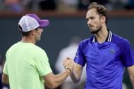 Daniil Medvedev will take on Carlos Alcaraz in the men's final.